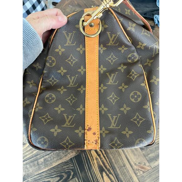 Louis Vuitton Keepal Bandouliere 45 Travel Bag Authentic Monogrammed Mobwife - Picture 12 of 16